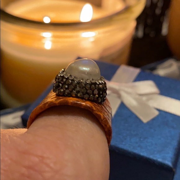 Pearl statement ring - Picture 3 of 4
